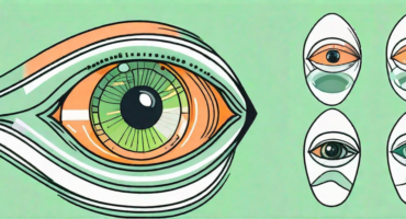An eye undergoing a keratoconus surgery