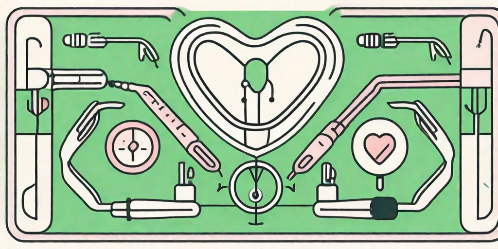An iud (intrauterine device) along with a few simple